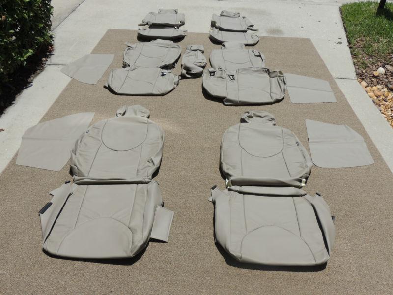 Toyota rav4 rav 4 leather seat covers interior seats 2006 2007 2008 kz tan