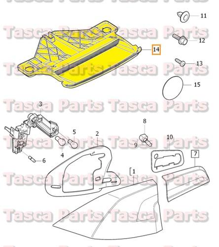 Brand new oem rear brake lighting lamp 2011-2014 volvo s60 #31395453