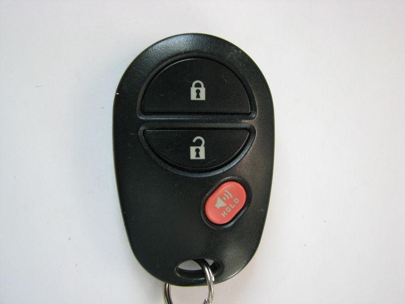 Toyota solara sienna tundra highlander keyless entry remote fcc: gq43vt20t