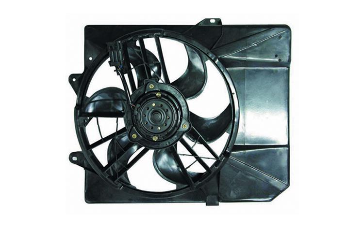 Depo replacement ac condensor radiator cooling fan  ford mercury