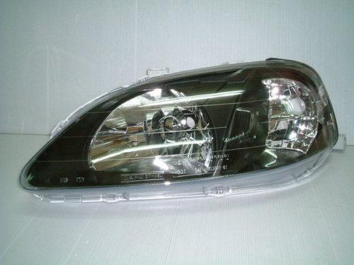 Civic ek 99-00 jdm black headlights city light hole