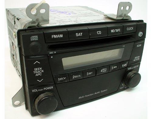 2002 2003 mazda mpv model vehicle factory car am / fm radio tape cd disc player