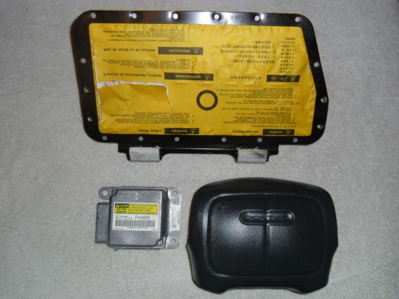 Pontiac grand prix air bags w/ module