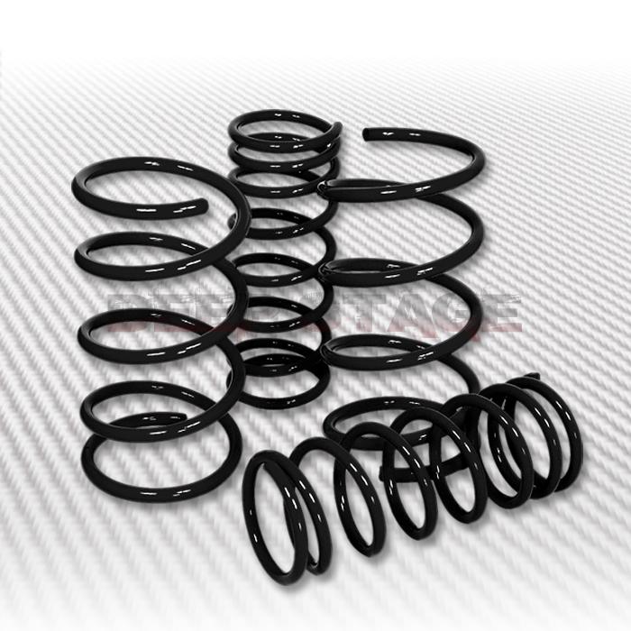 2"drop sport suspension racing lowering spring 95-99 nissan maxima a32 v6 black