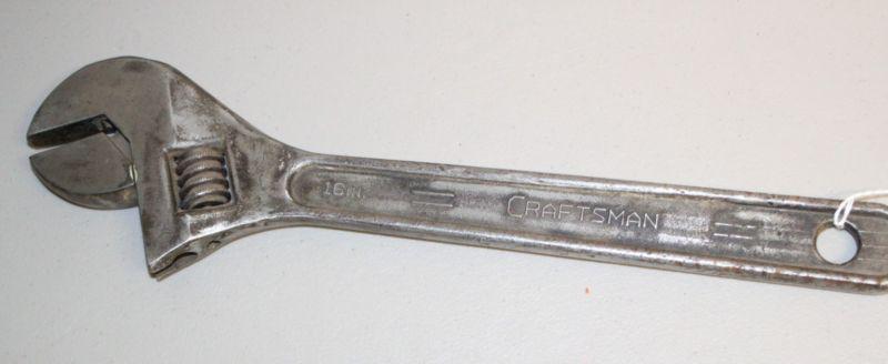 Craftsman adjustable wrench 16 in.