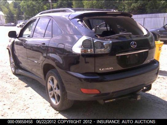 06 07 lexus rx400h driver strut rear thru 4/07 awd 1119335