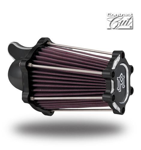 Performance machine fast air fast air intake contrast cut harley flh tbw 08-13