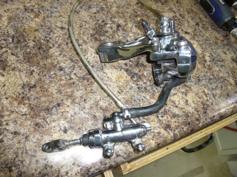 Suzuki hayabusa chrome rear brake master cylinder