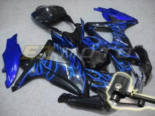 Free brake fluid tank! inj fairing for suzuki gsx r 600 750 k8 08 09 gsxr eab