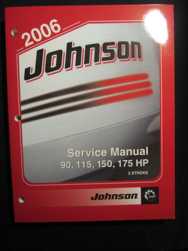2006 brp johnson outboard 2-stroke 90 115 150 175 hp service repair shop manual 