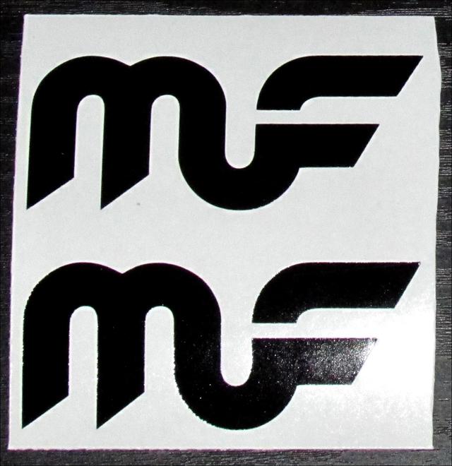 Magnaflow performance exhaust logo vinyl sticker decal! (2) 3" gloss black!