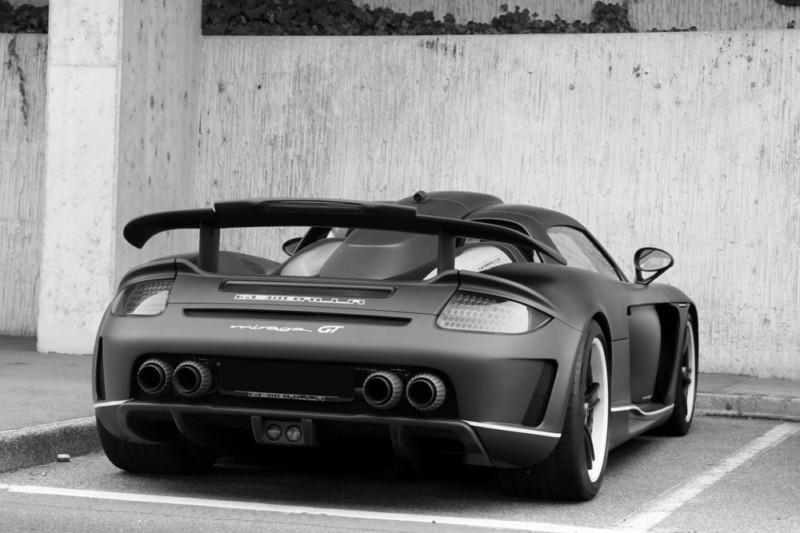 Porsche gemballa mirage gt hd poster super car b&w print multiple size