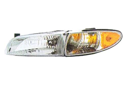 Replace gm2502170 - 97-03 pontiac grand prix front lh headlight assembly