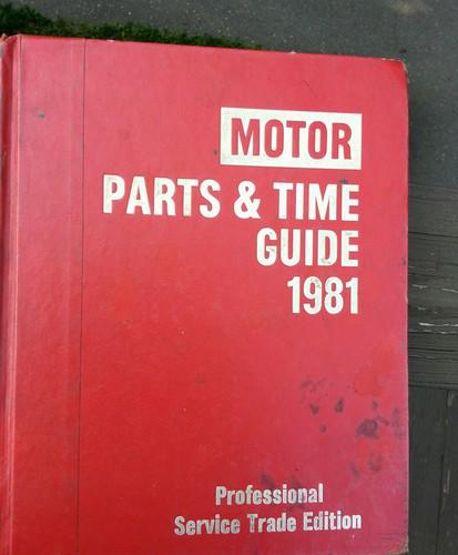 1981 motor parts and time guide