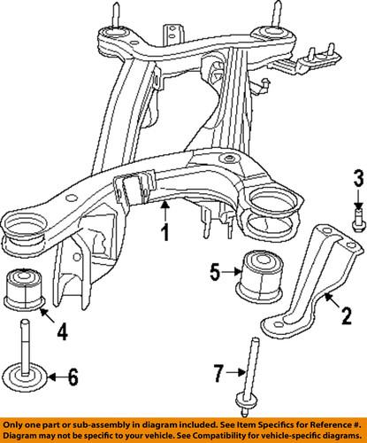 Mopar oem 6105063aa engine & transmission mounting-bracket screw