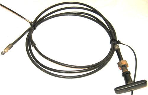 89-91 mazda rx7 rx-7 convertible hood release cable with handle