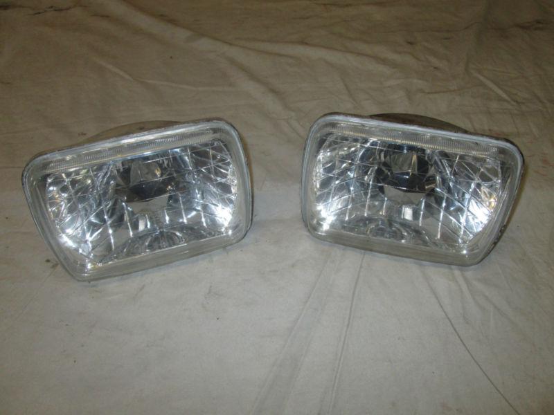 Jeep wrangler 87-95 yj 1987-1995 front grill hid headlight conversion bulbs 1019