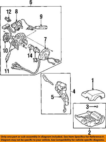 Mazda oem bc5e66122 steering column-signal lever