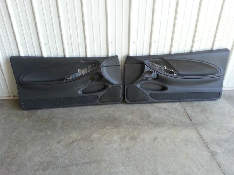 2003/2004 mustang cobra door panels pair dark charcoal grey svt gt 1994/2004