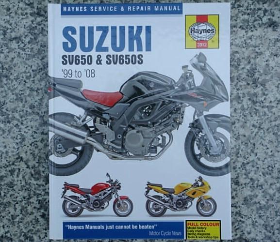 1999-2008 suzuki sv650 sv650s repair manual