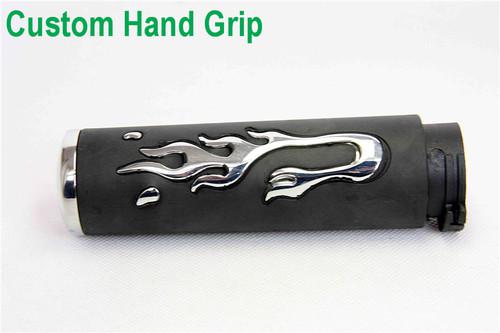 Flame hand grips for kawasaki sportbikes 89-12 vulcan 500 800 900 1500 1600 2000