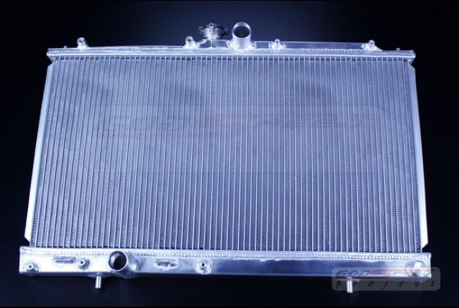 Godspeed 03-07 evolution evo 8 9 gsr mr 4g63 turbo aluminum radiator w /cap