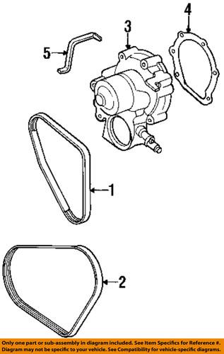 Subaru oem 73323sa000 accessory drive belt/v-belt/fan belt