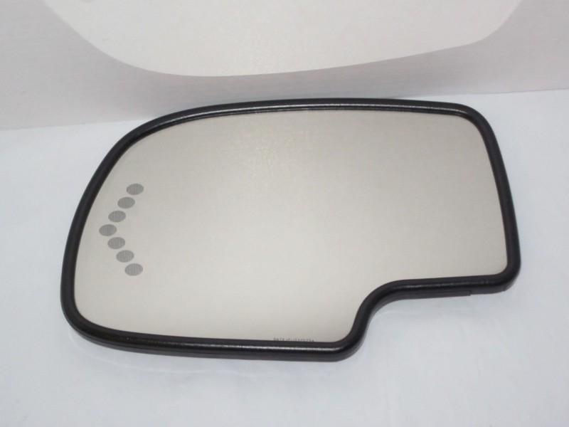 Gm truck / suv driver side door signal mirror glass dimming oem heated 88944391