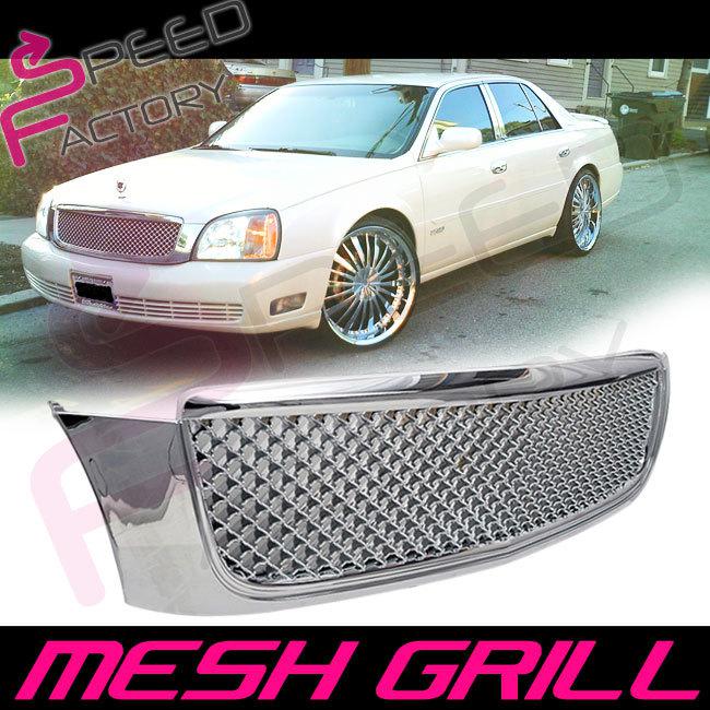 00 01 02 03 04 05 cadillac deville chrome mesh grill grille