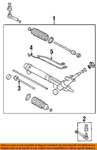 Gm oem 19133624 tie rod/steering tie rod end