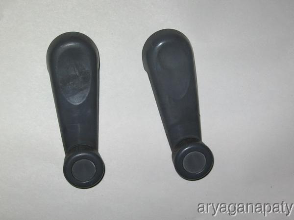 95-99 mitsubishi eclipse oem window crank handles x2 gray 