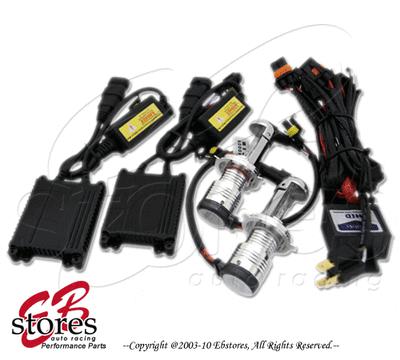 Slim bi-xenon hid conversion kit 1 set 8000k cool white 12v 35w h4 hi/lo beam