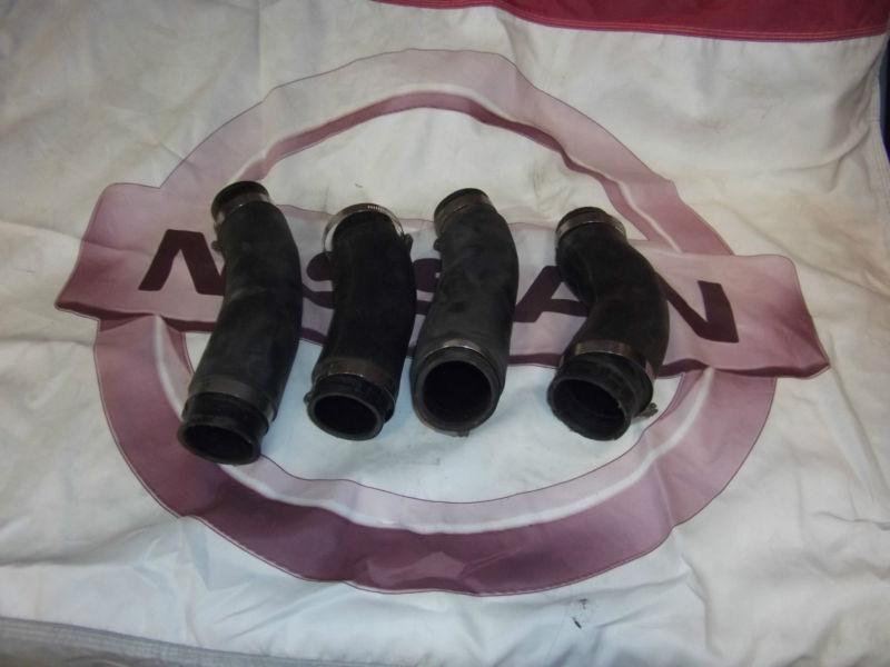 300zx z32 90-96 twin turbo rubber intake pipe kit 4pc oem