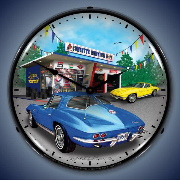 1963 corvette clock