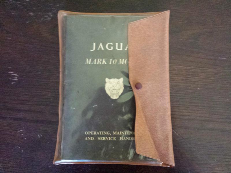 Jaguar mark 10 service maintenance handbook and extras