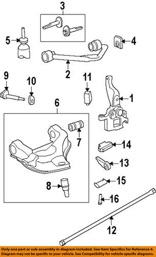 Ford oem bl5z3050a front suspension-lower ball joint