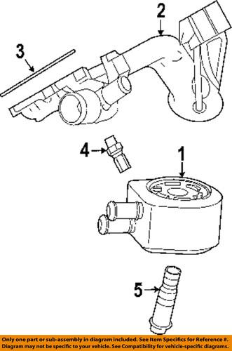 Ford oem 4c3z6a642a oil cooler-oil cooler assembly