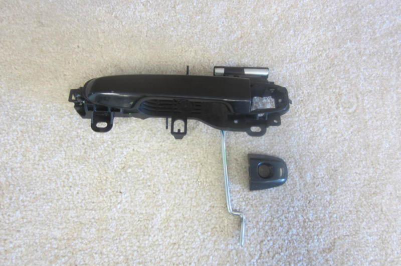 12 13 toyota yaris 4dr hatchback nice oem left front outside door handle #4321