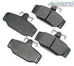 Akebono eur391 rear ceramic pads