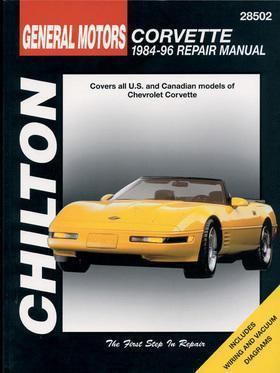 Chilton repair manual 1984-96 chevy corvette