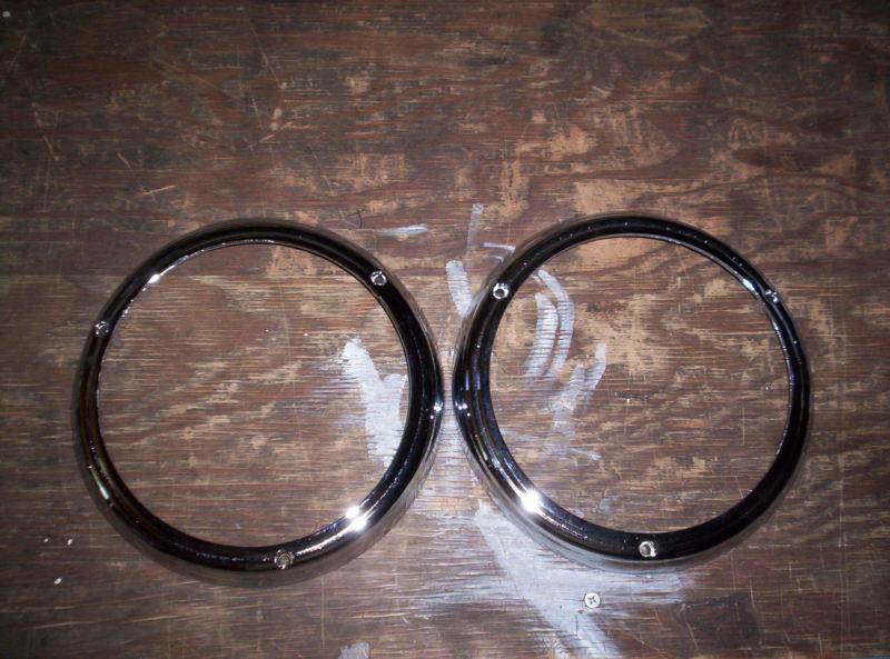 Hudson 1948-1953 rechromed headlight bezels