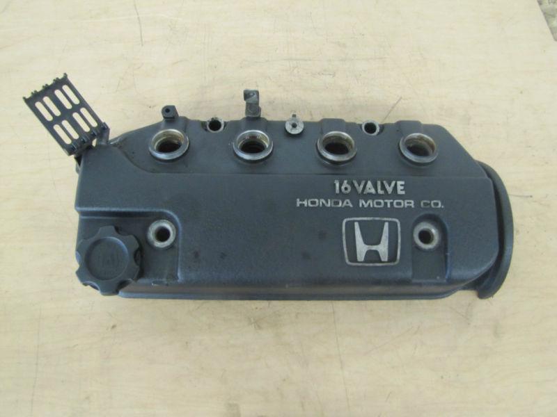 92-95 honda civic dx lx del sol s d15b7 non vtec valve cover good cond. black