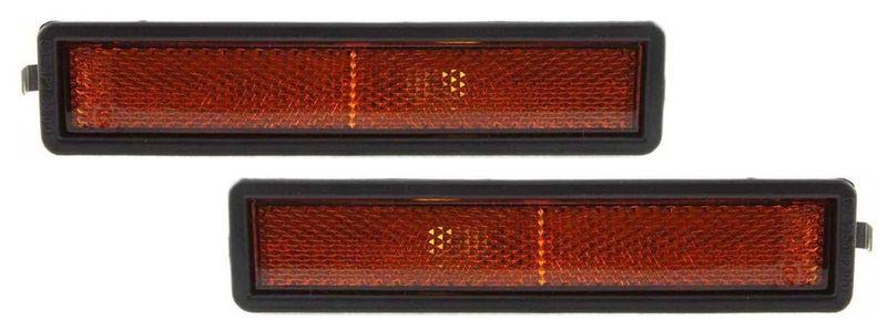 Side marker light lamp pair set (driver & passenger side, qty 2)