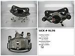 Undercar express 10-29176 front left rebuilt caliper with pad