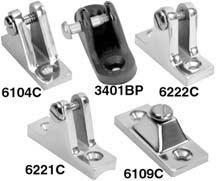 Whitecap 90 deck hinge stainless steel - base: 7/8" x 2" & pin: 1/4" x 20 6104c