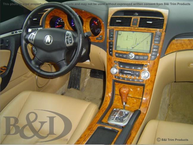 Acura tl wood dash kit.  with  navigation 2004-2006 25 pcs