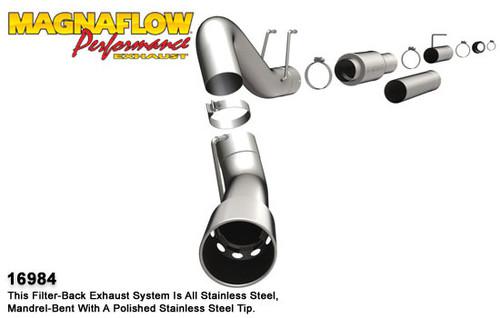 Magnaflow 16984 ford diesel 6.4l diesel, 5in xl performance diesel exhaust