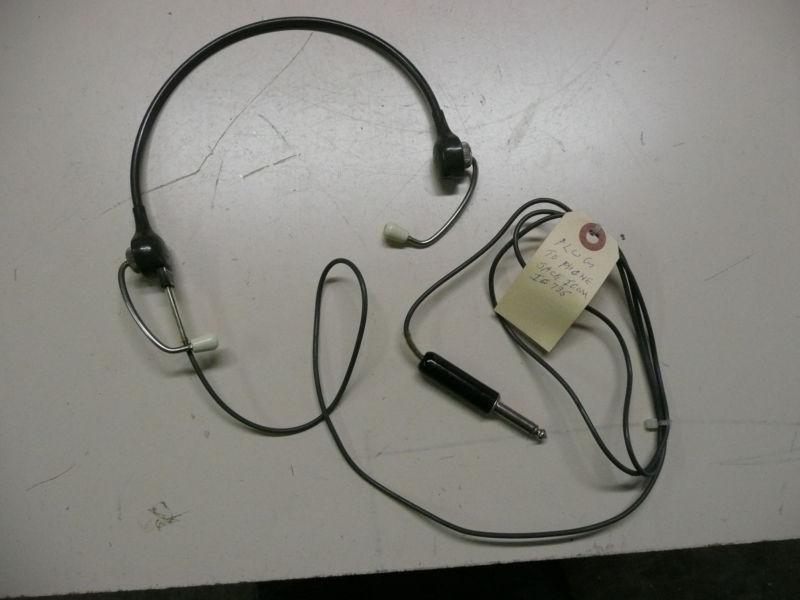 Vintage telex aviation headset caatc 3r2-1 for icom 735?