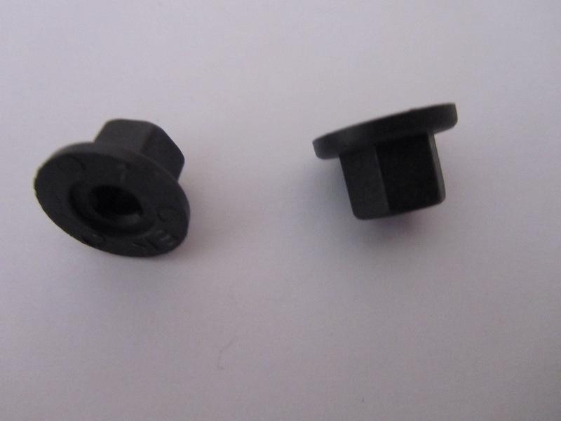 Volkswagen screw nut black m6  (10  pcs)