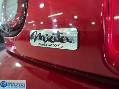 Mazda mx-5 miata 1990-1997 new oem rear miata emblem black lettering